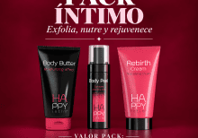 Pack Íntimo Happy Intim – Exfolia, Nutre y Rejuvenece